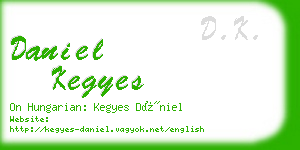 daniel kegyes business card